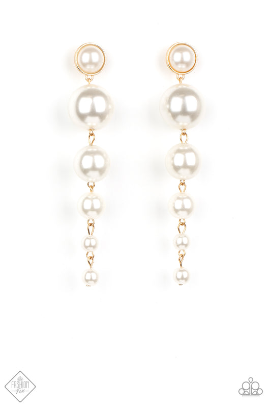 Paparazzi Accessories - Living a WEALTHY Lifestyle - Gold Earrings