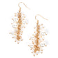Paparazzi Accessories  - The Rumors are True - Gold Earrings