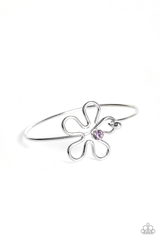 Paparazzi Accessories - Floral Innovation - Purple Bracelet